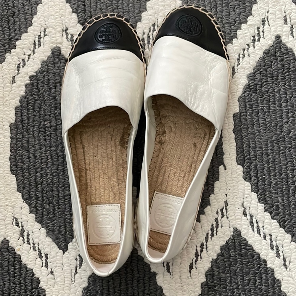 Tory Burch Leather Espadrilles